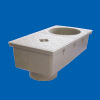 Pluvial Box for Round Rain Pipe Fittings