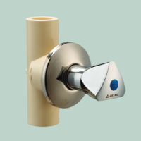 CONCEALED VALVE (CHROME PLATED) (TRIANGLE)