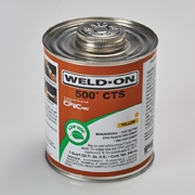 IPS WELD-ON 500 CTS ADHESIVES SOLUTION (YELLOW)